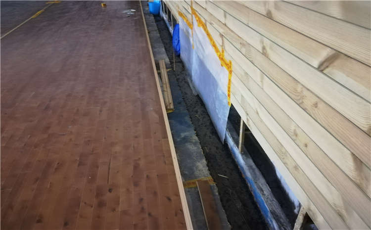 20厚舞蹈房木地板板式龍骨結(jié)構(gòu)