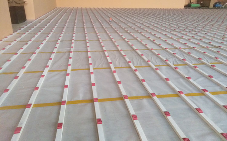 北京企口體育場(chǎng)地板施工方案