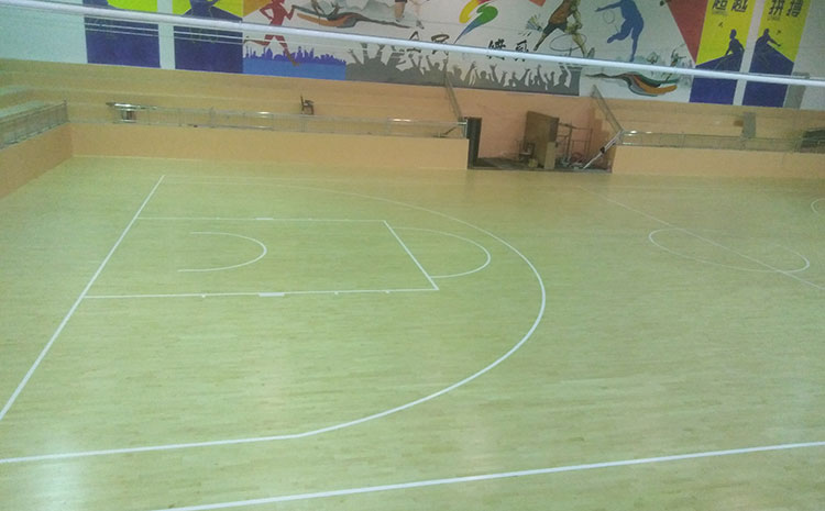 學(xué)校運動籃球地板一平米價格